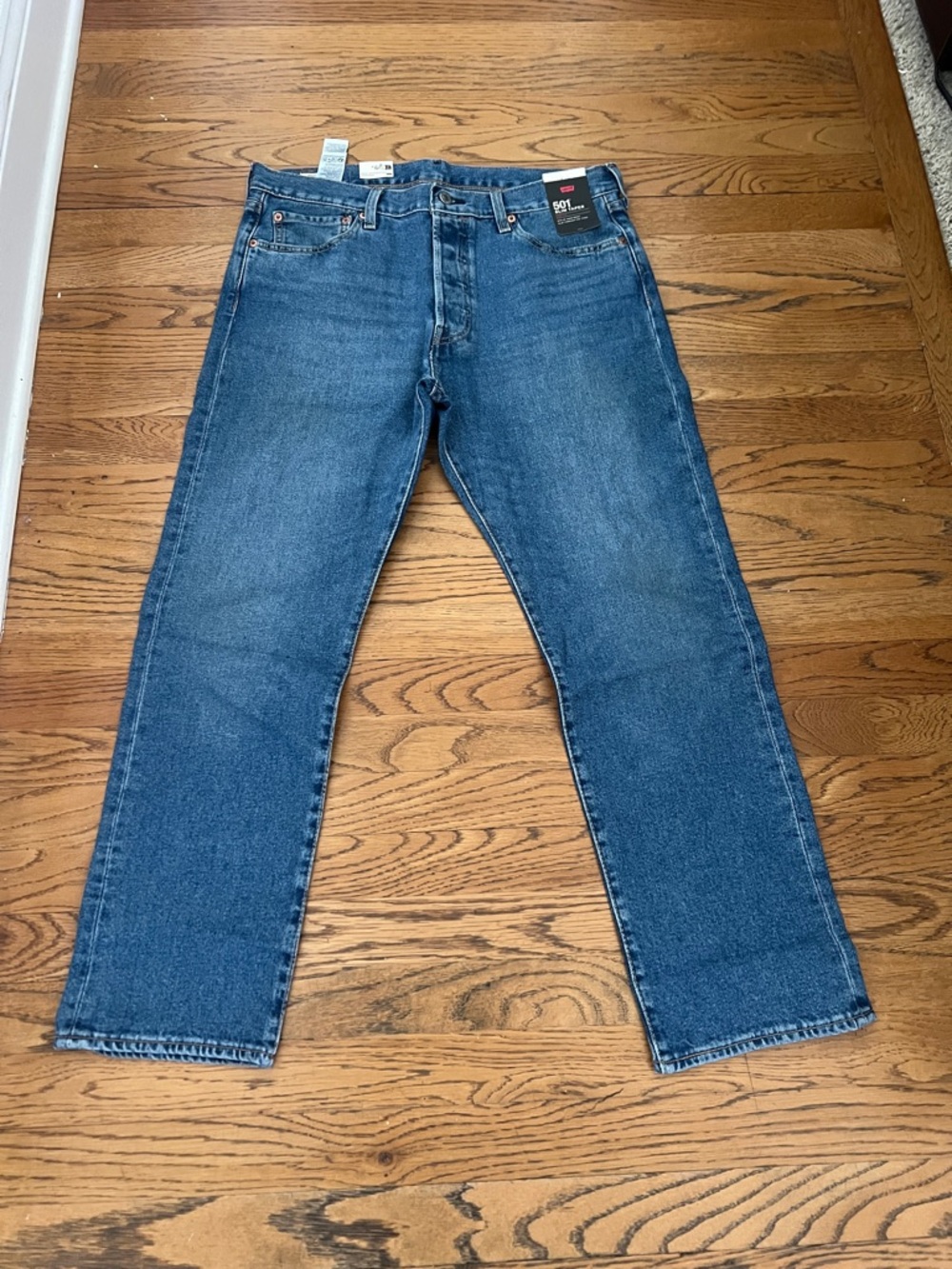 501® SLIM TAPER FIT MEN'S JEANS straight leg size 34x30